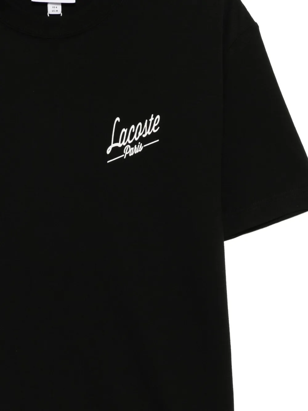 Lacoste T-shirt met logoprint Zwart
