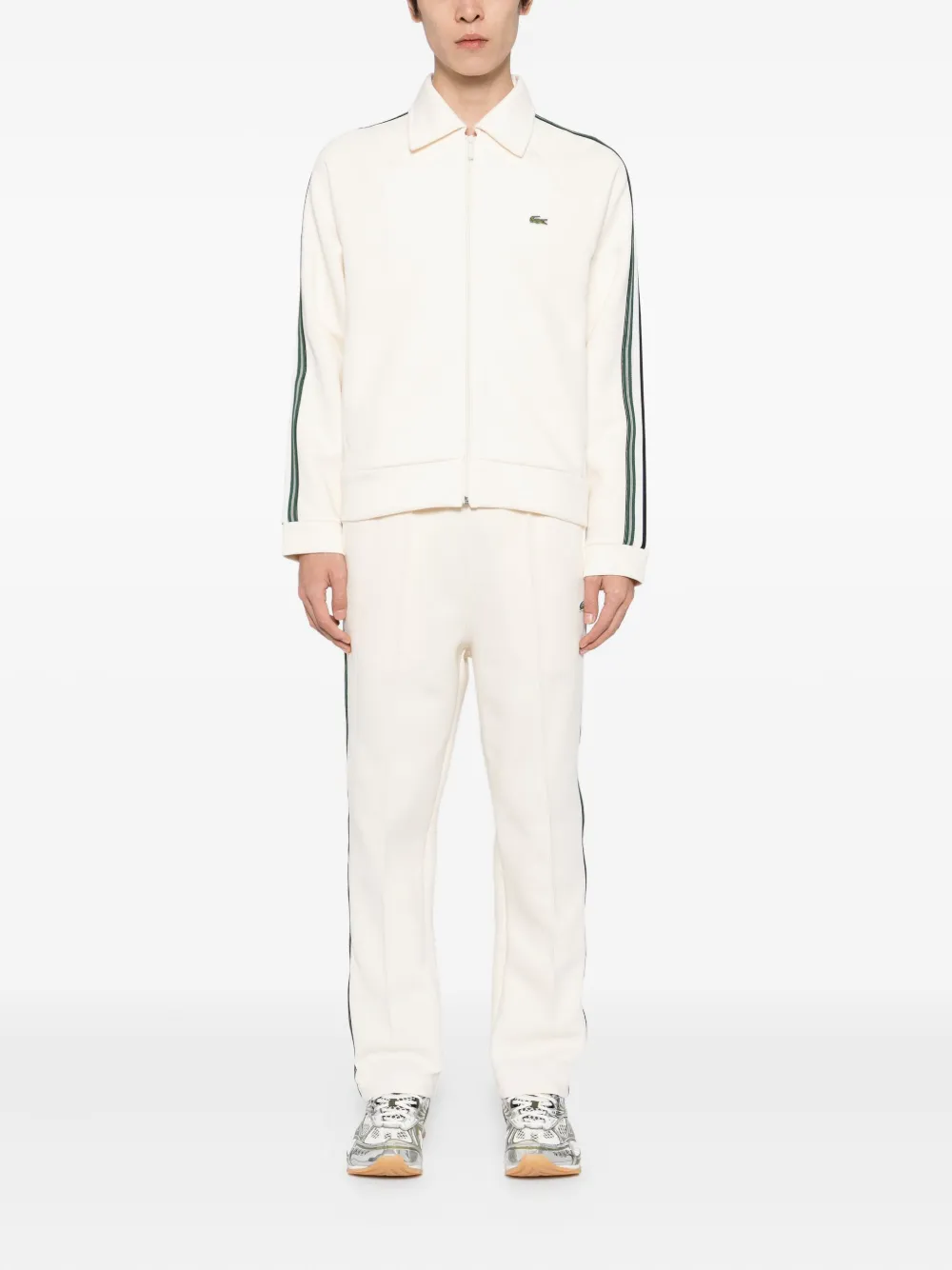 Lacoste Jack met logo-applicatie Beige