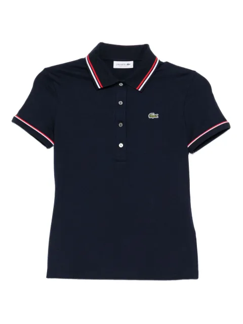 Lacoste logo-embroidered polo shirt
