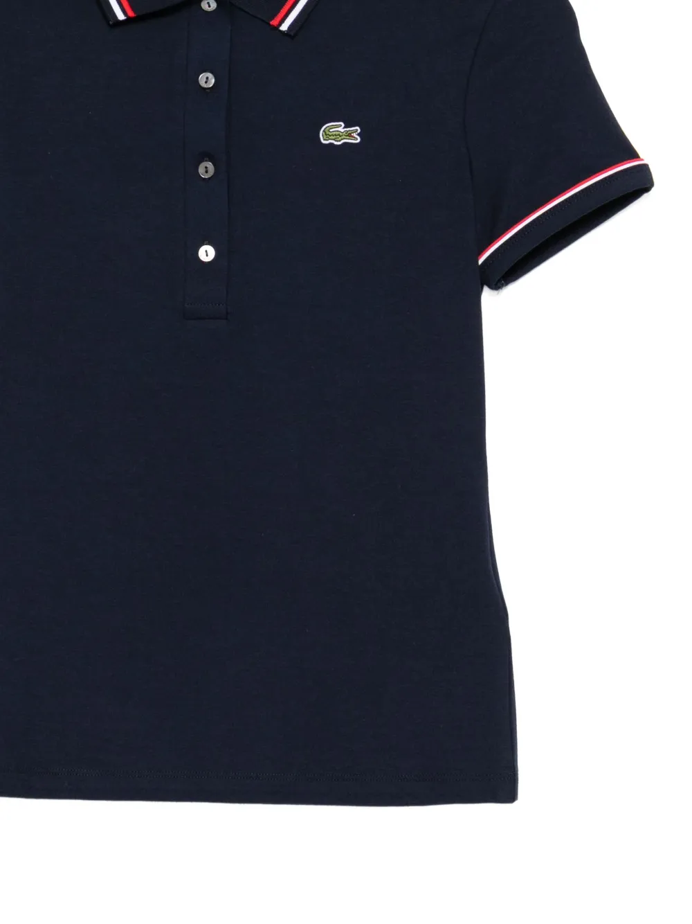  Lacoste Polo Con Logo Bordado - Azul 