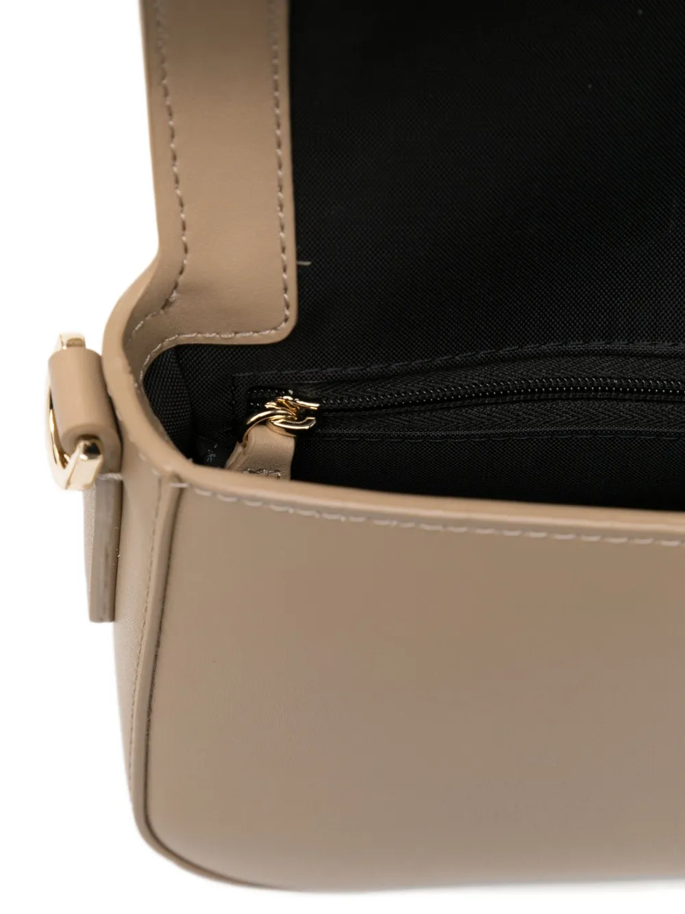 Lacoste Tas met omslag en logo-applicatie Bruin