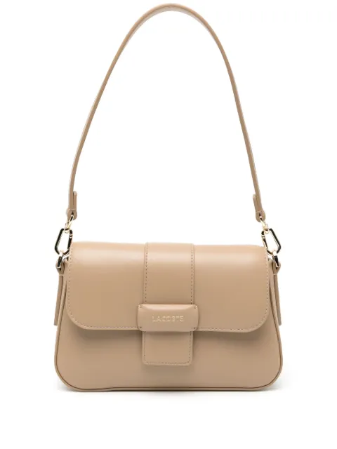 Lacoste logo-appliqué flap bag