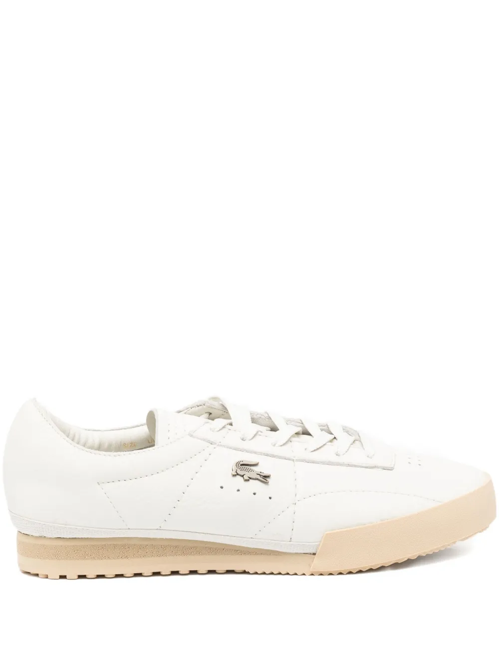 Lacoste Aura leren sneakers Wit