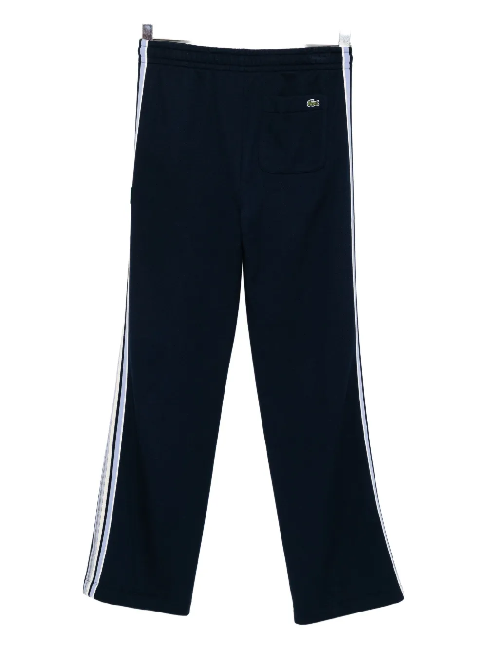 Lacoste logo-patch trousers - Blauw