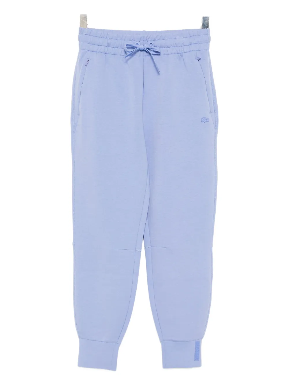 Lacoste Logo-plaque Track Pants In Blue