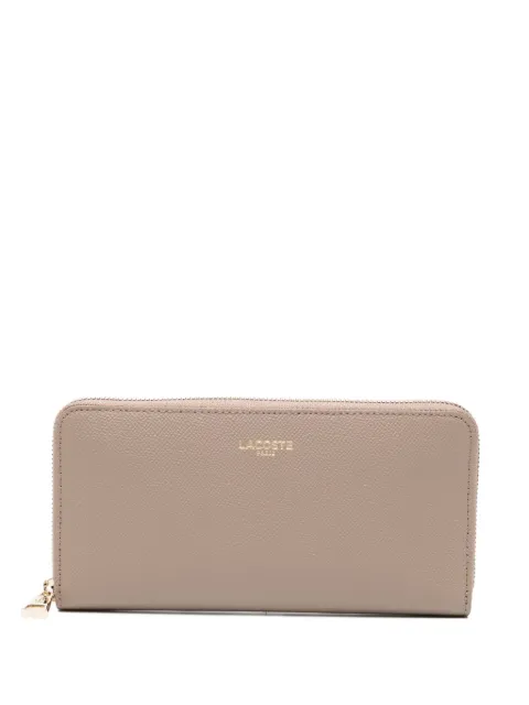 Lacoste logo-print leather wallet