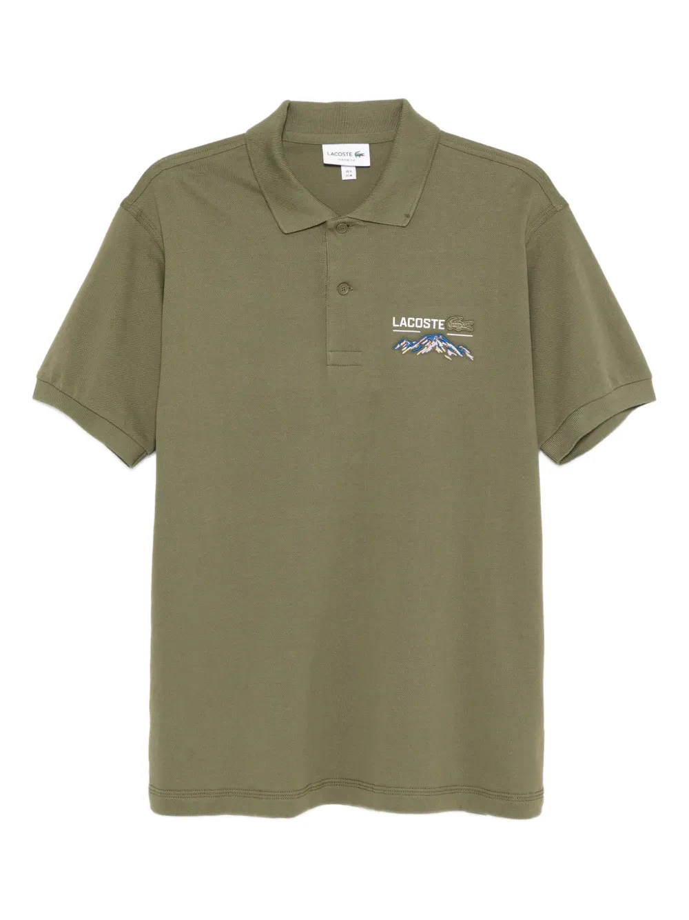 Lacoste logo-embroidered polo shirt | Green | Image 1