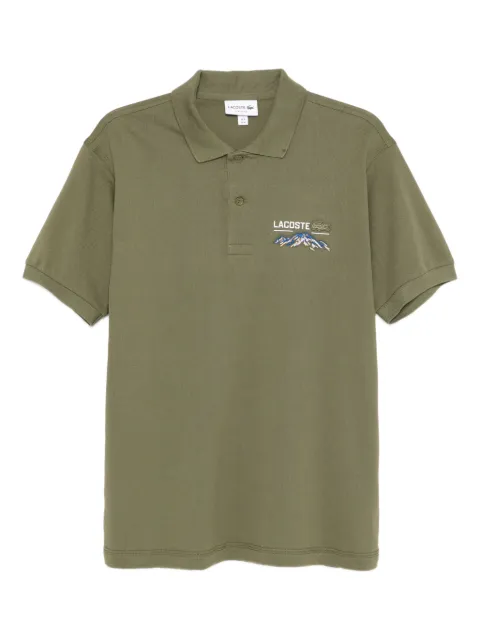 Lacoste logo-embroidered polo shirt