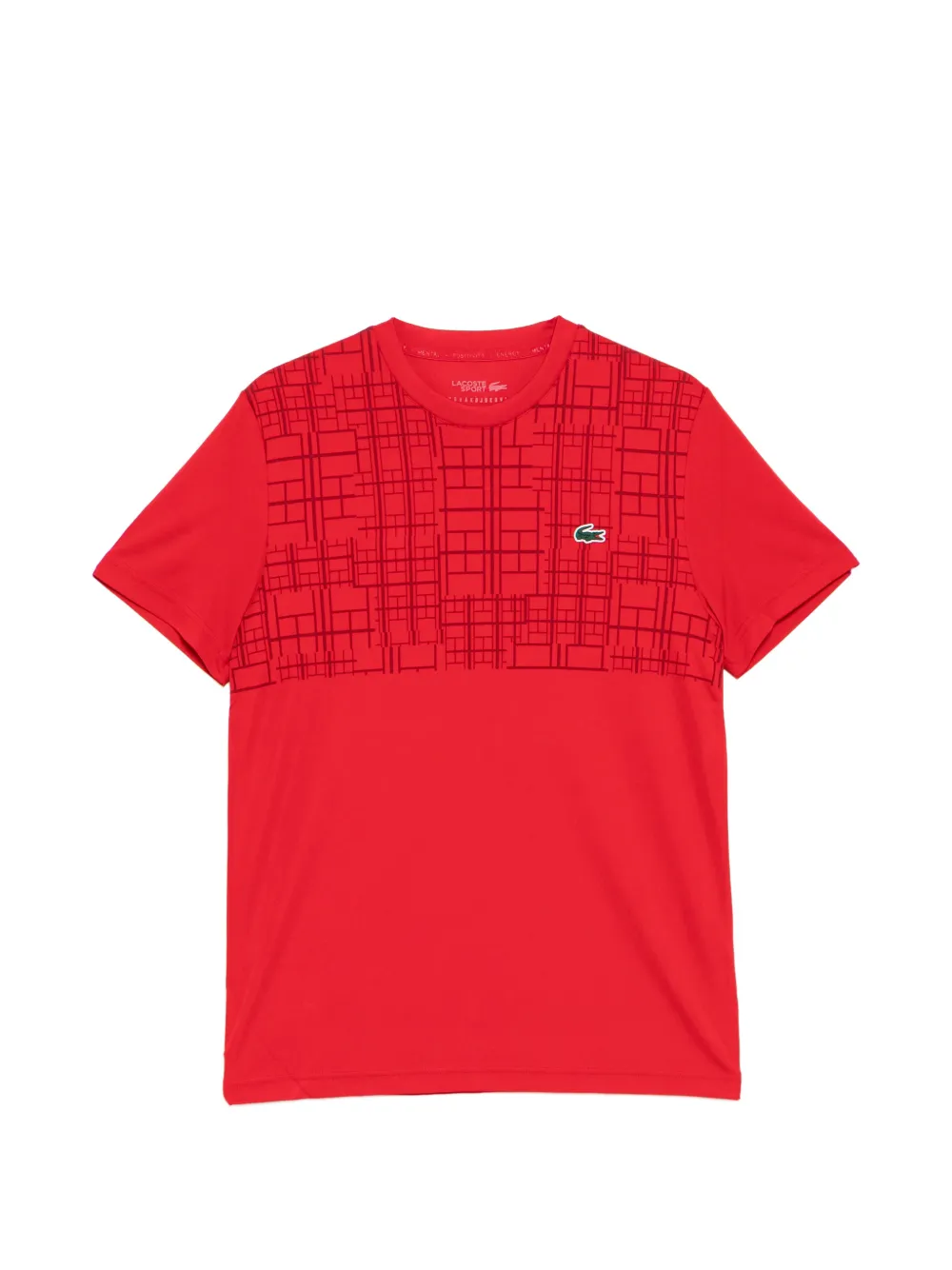 Lacoste xNovak Djokovic logo-patched tennis T-shirt - Rot