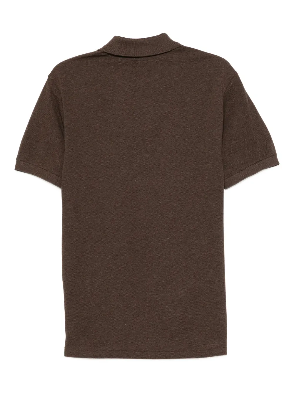 Lacoste Poloshirt met logo-applicatie - Bruin