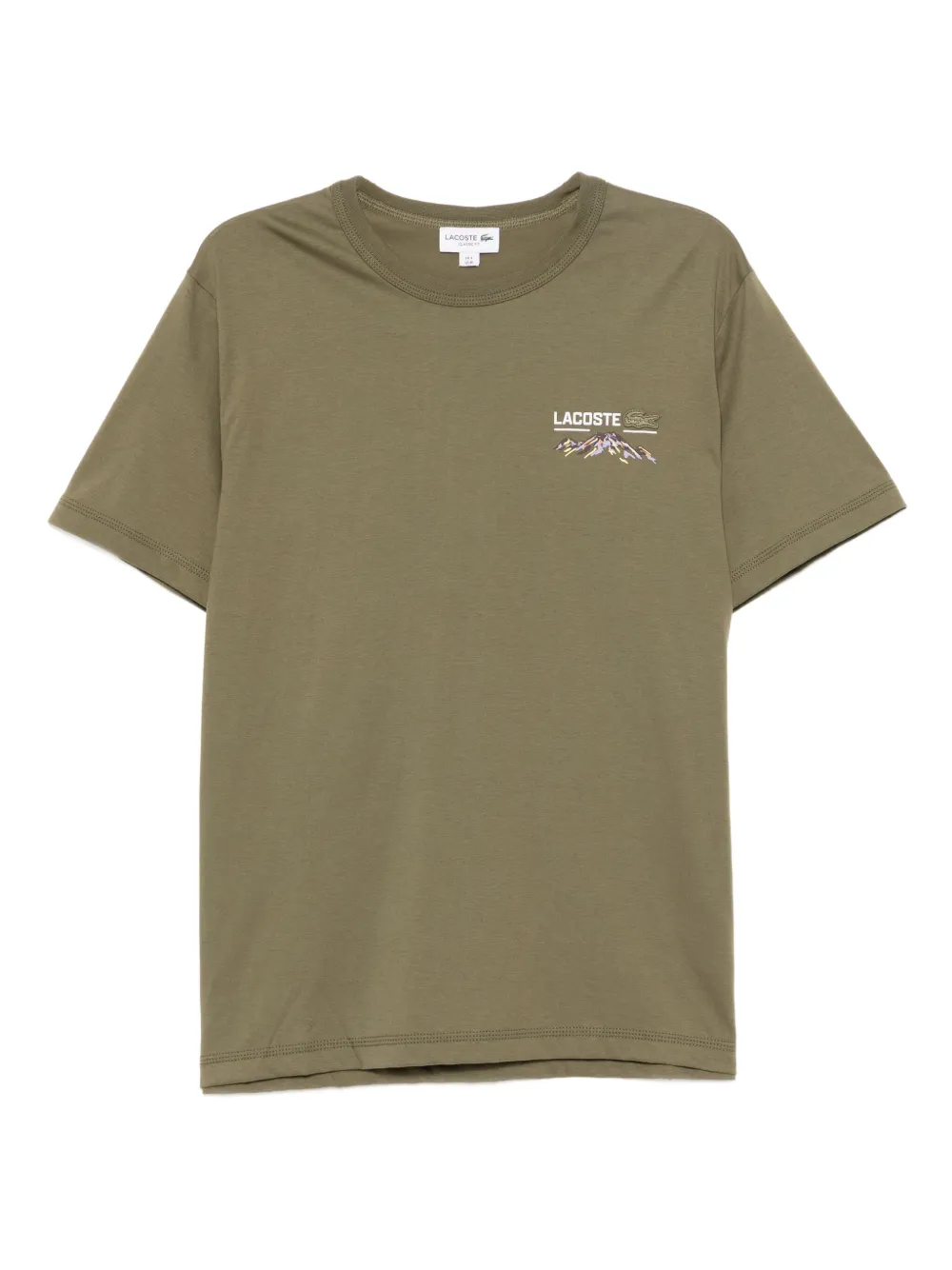 Lacoste playera de algodón con estampado gráfico | verde | Image 1