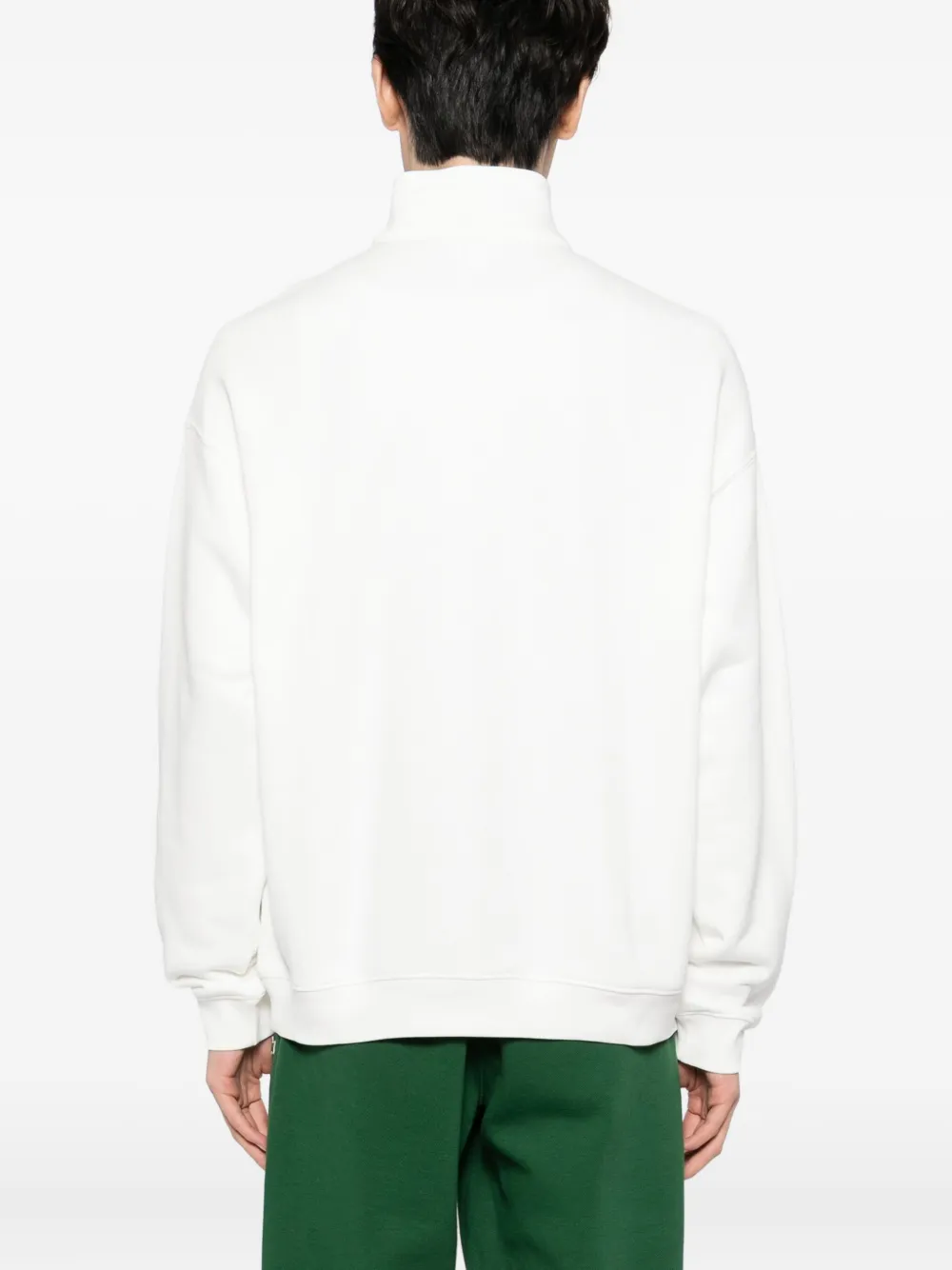 Lacoste Sweater met logopatch Wit