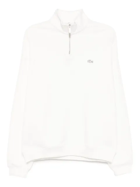 Lacoste logo-appliqué cotton sweatshirt