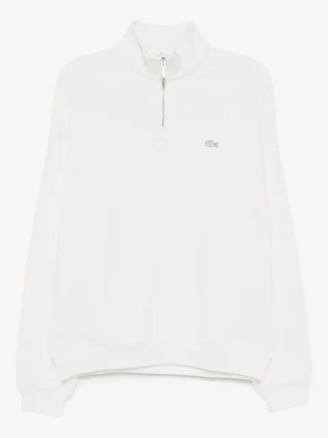 Lacoste logo-appliqué cotton sweatshirt