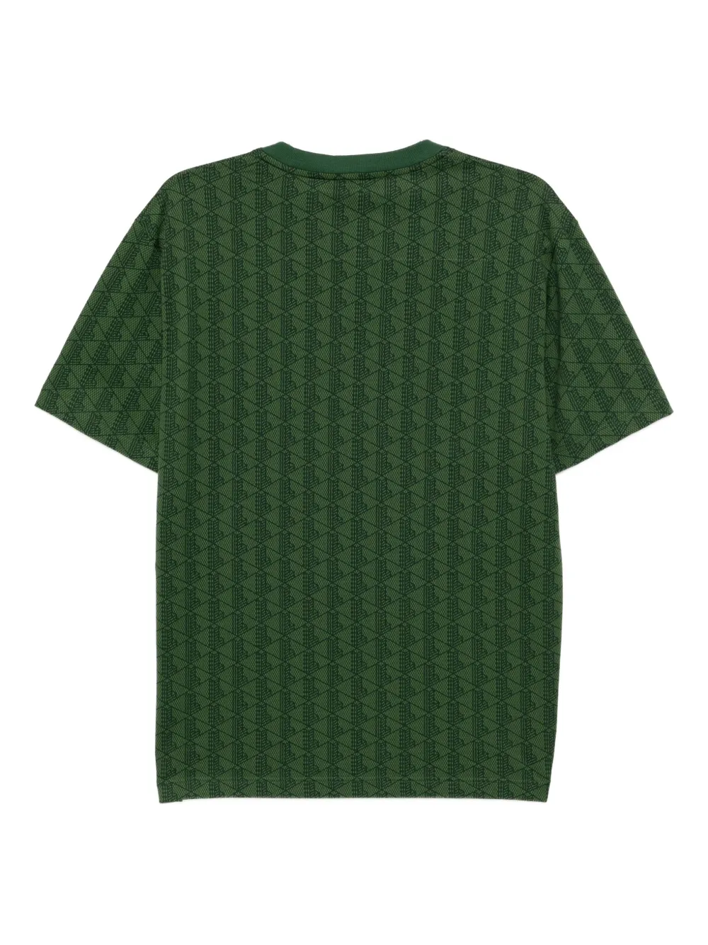 Lacoste T-shirt met geborduurd logo - Groen