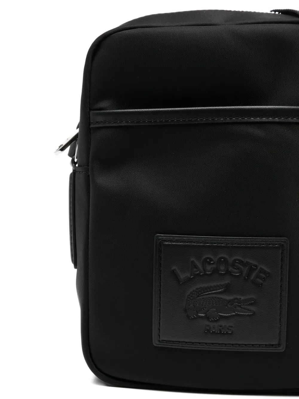 Lacoste Vertical tas met logoplakkaat Zwart