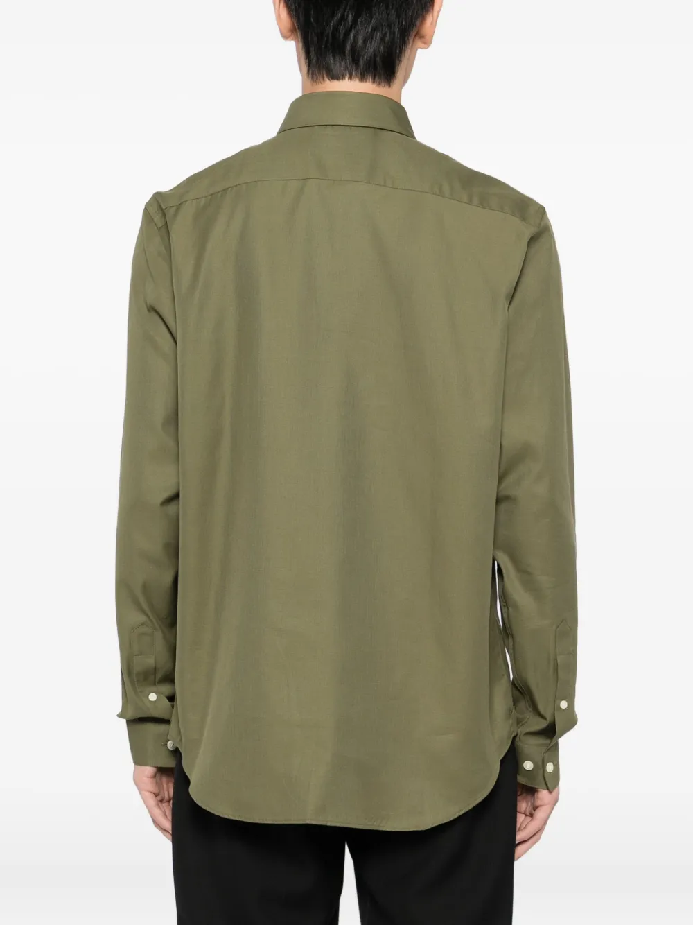 Lacoste Overhemd met logopatch Groen