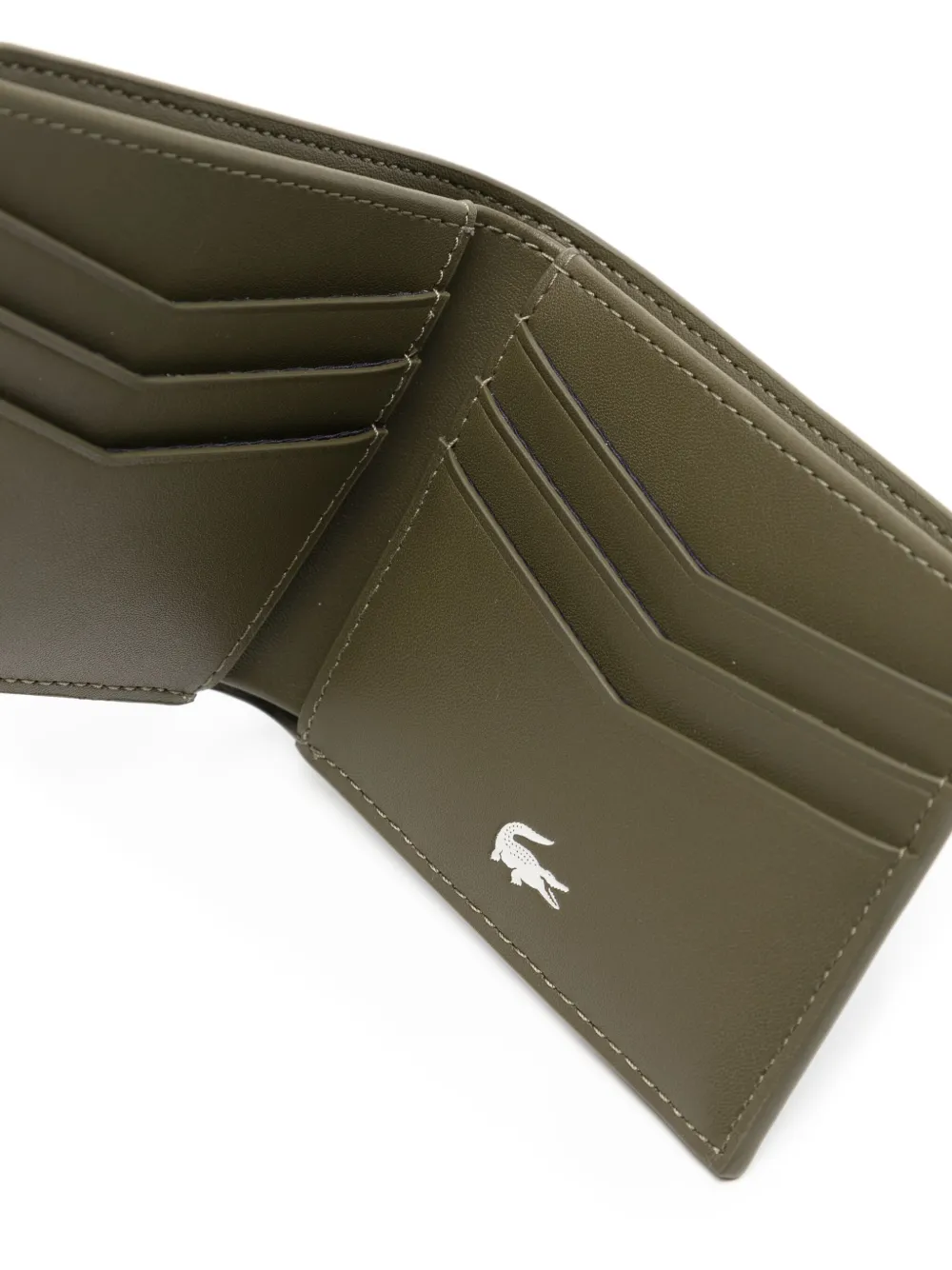 Lacoste billfold wallet Groen