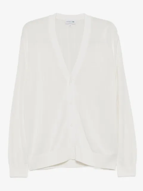 Lacoste ribbed-knit cardigan