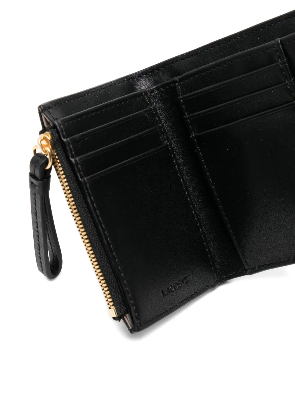 Lacoste Compacte portemonnee Zwart