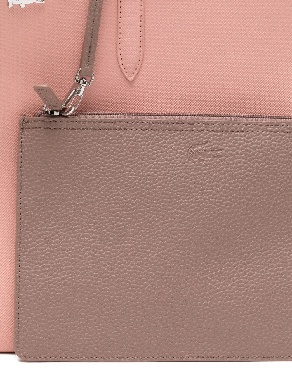 Lacoste Anna omkeerbare shopper Roze
