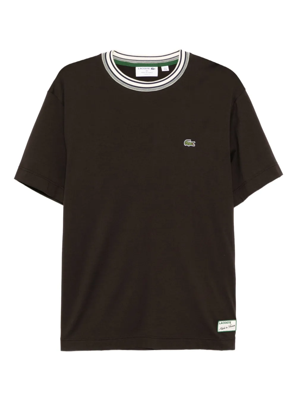 Lacoste ロゴ Tシャツ - ブラウン Lacoste ロゴ Tシャツ - ブラウン
