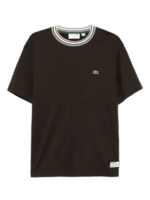 Lacoste playera con logo bordado