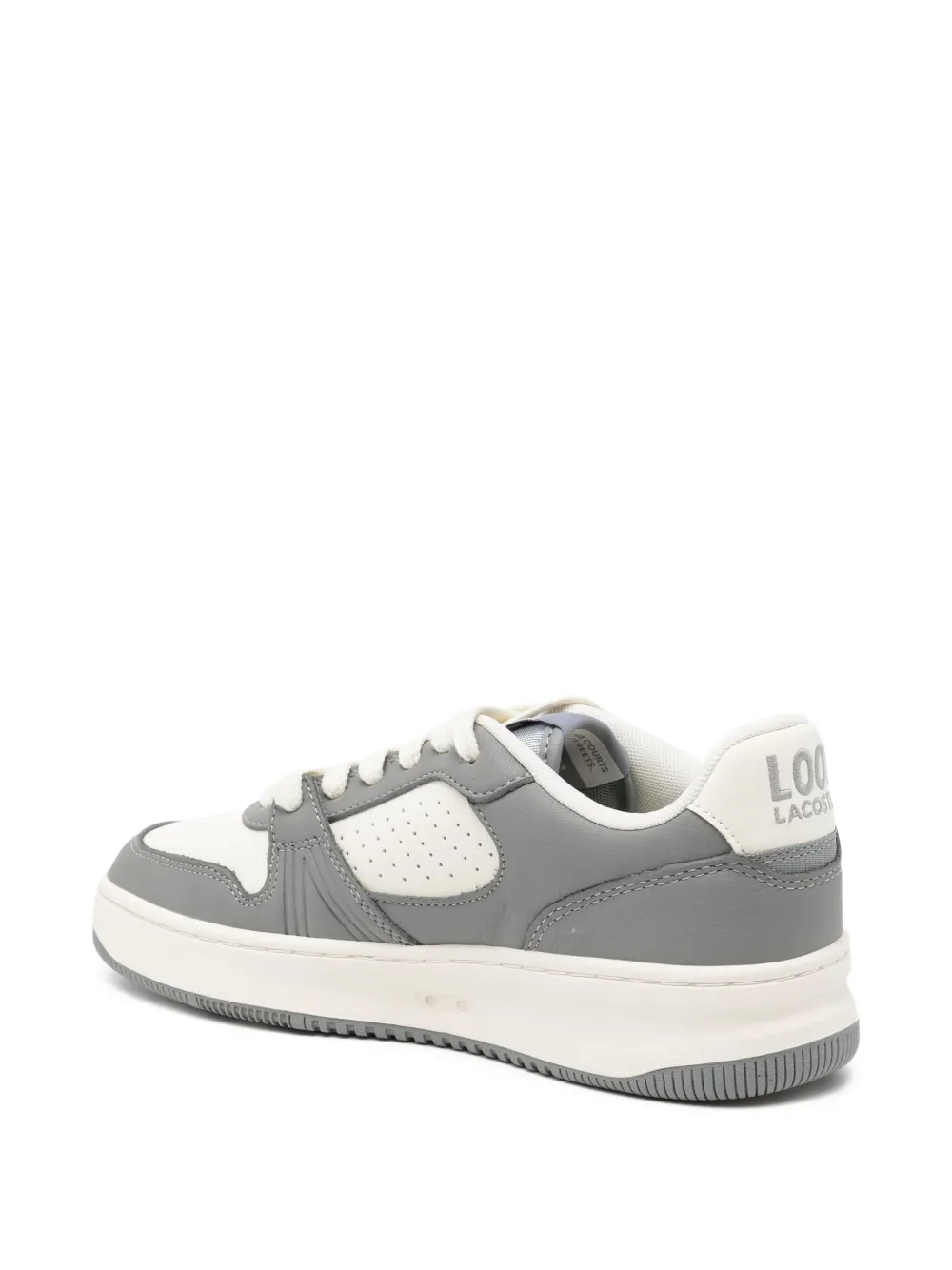 Lacoste L001 Set leren sneakers Grijs