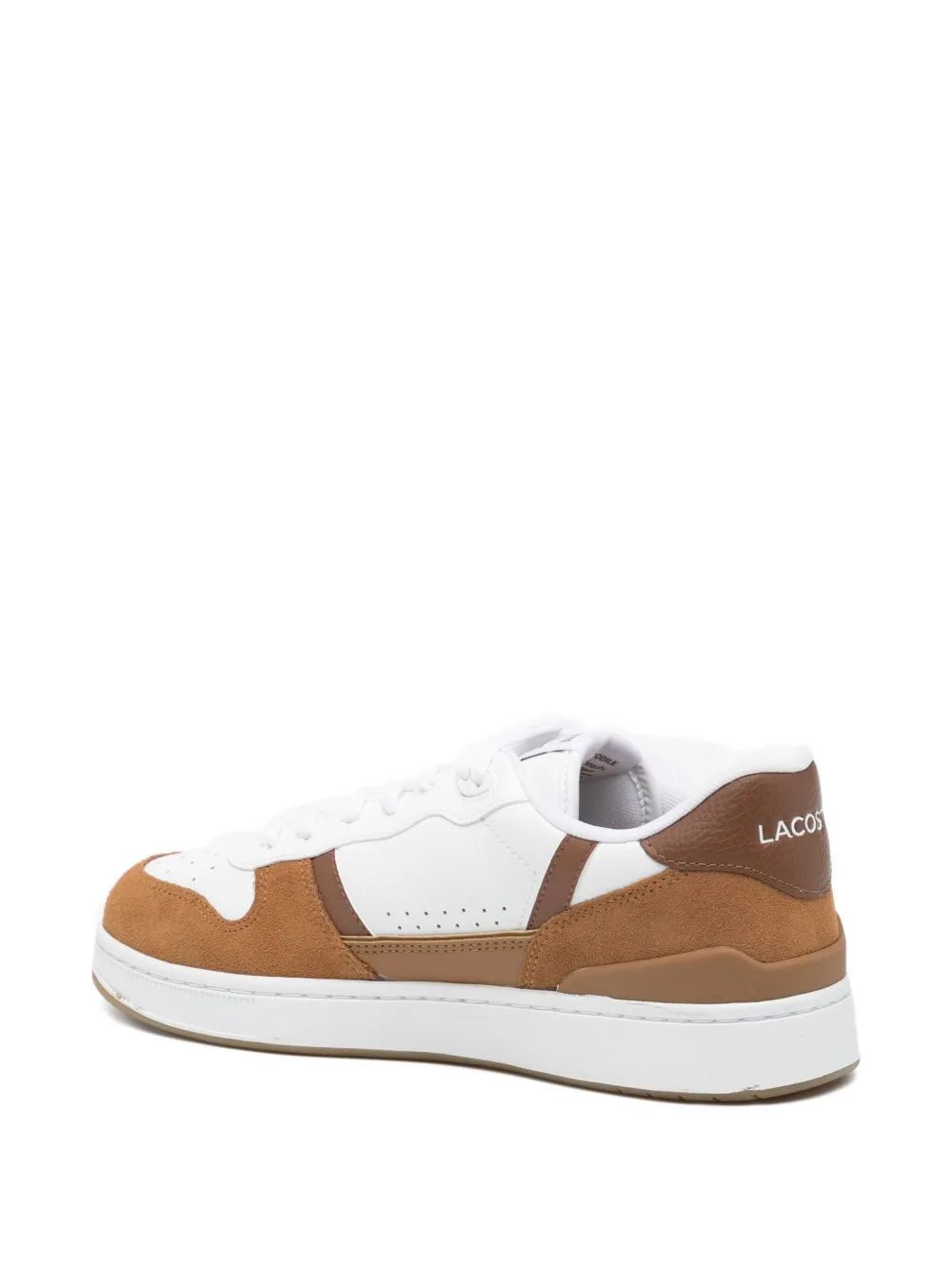Lacoste T-clip Set Leather Trainers In Brown