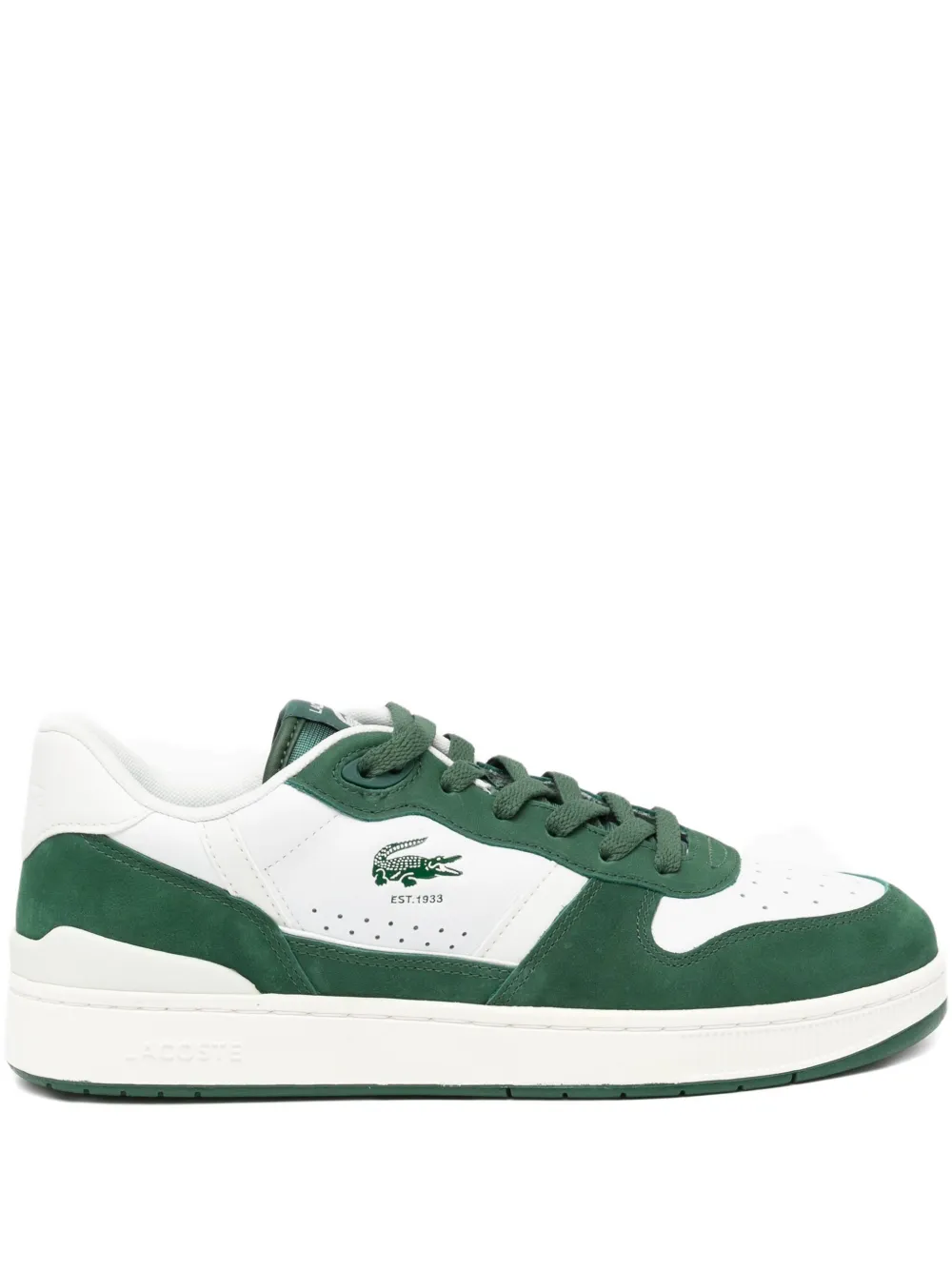 Lacoste T-Clip set leren sneakers Groen