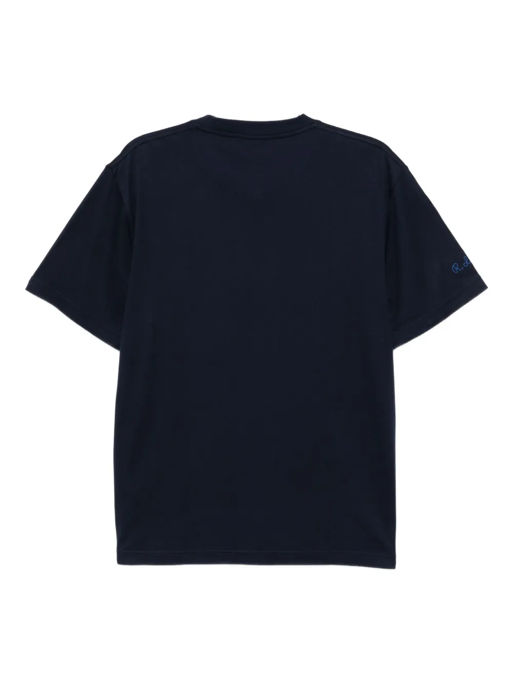 Lacoste logo-embroidered T-shirt - Blauw