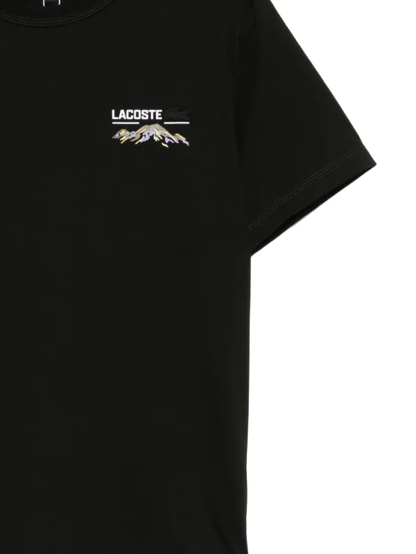 LACOSTE ブラック Tシャツ L Lacoste コットン Tシャツ | ブラック | FARFETCH JP