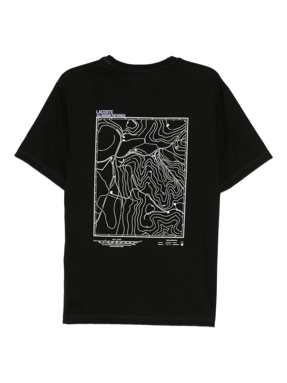 Lacoste Katoenen T-shirt - Zwart