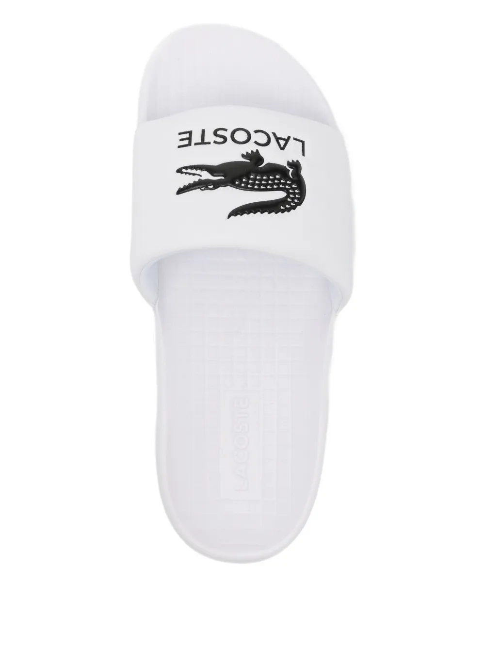 Lacoste Serve slippers Wit