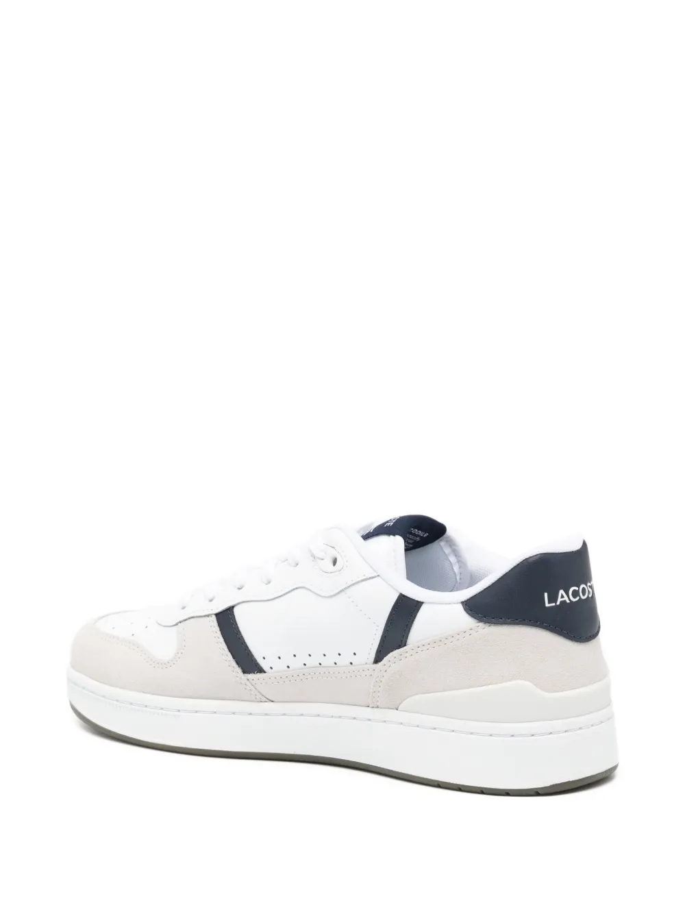 Lacoste T-Clip set leather trainers White
