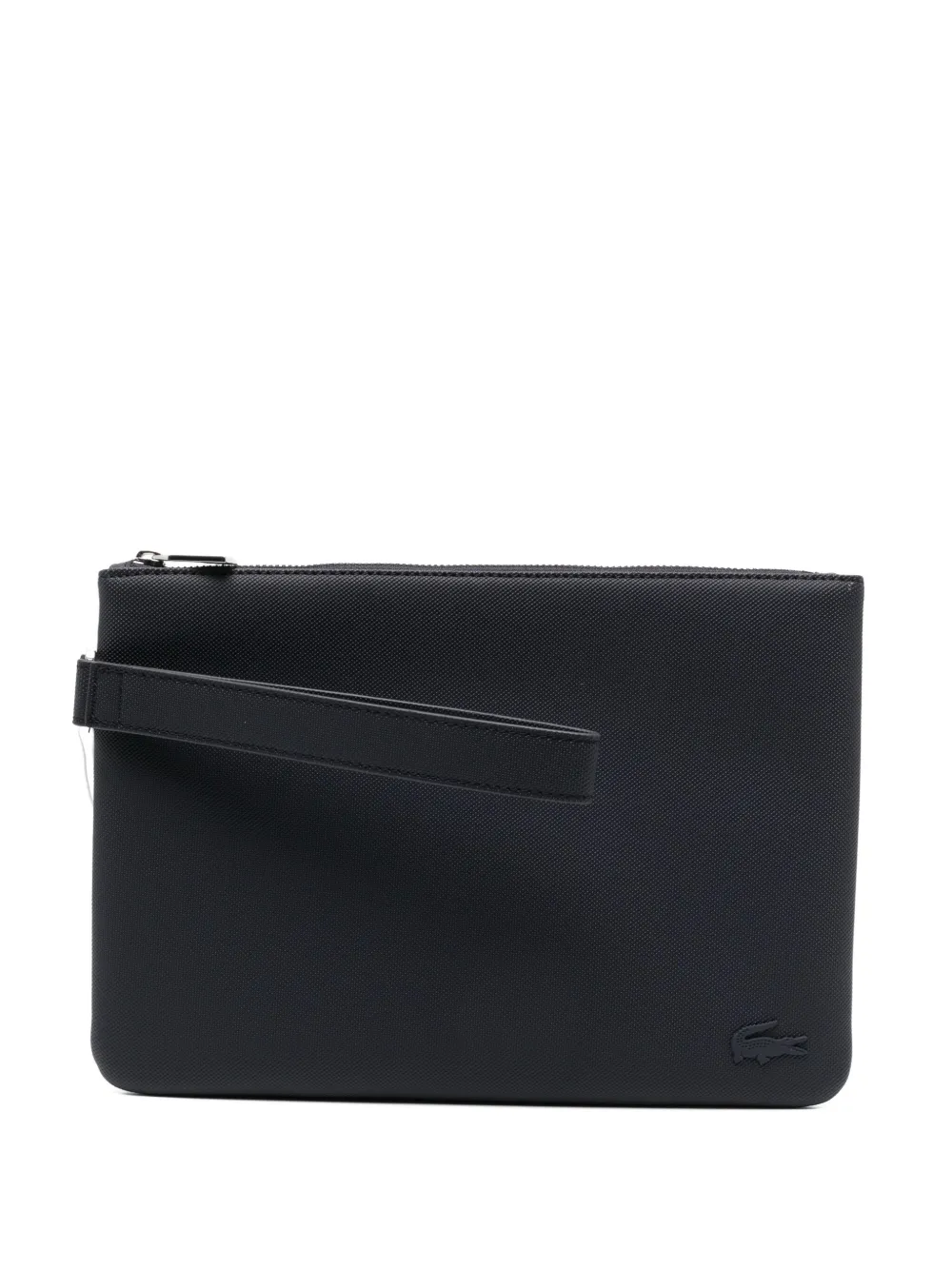 Lacoste Clutch met logo-reliëf Blauw