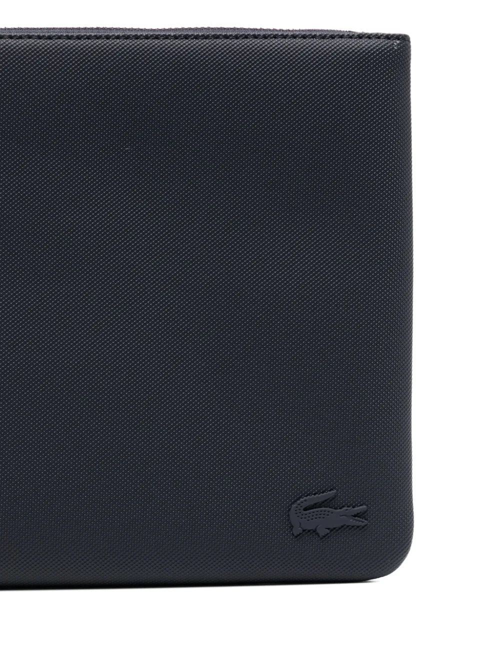 Lacoste Clutch met logo-reliëf Blauw
