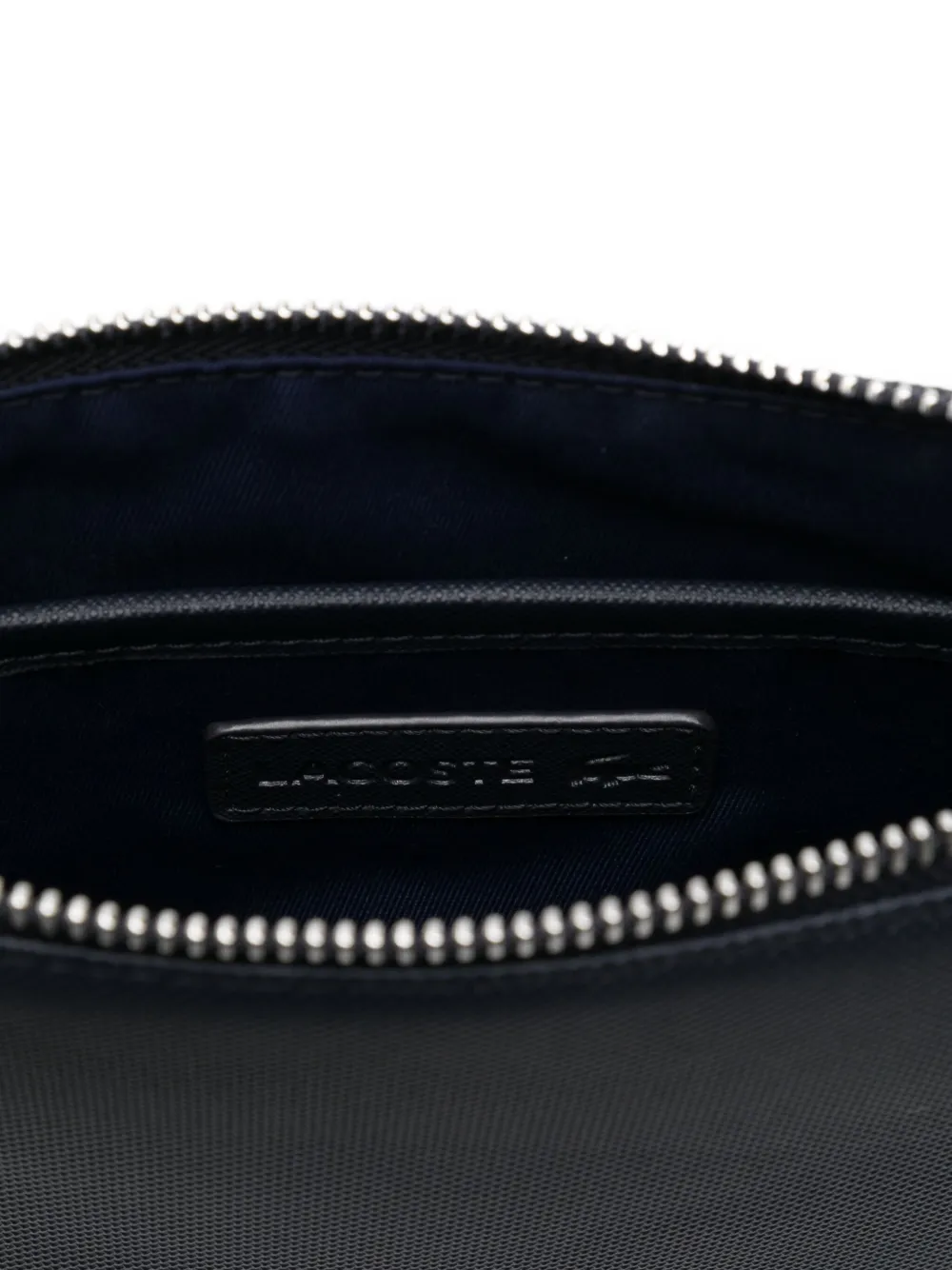 Lacoste Clutch met logo-reliëf Blauw