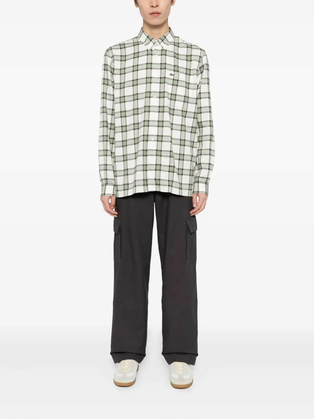 Lacoste plaid shirt - Groen