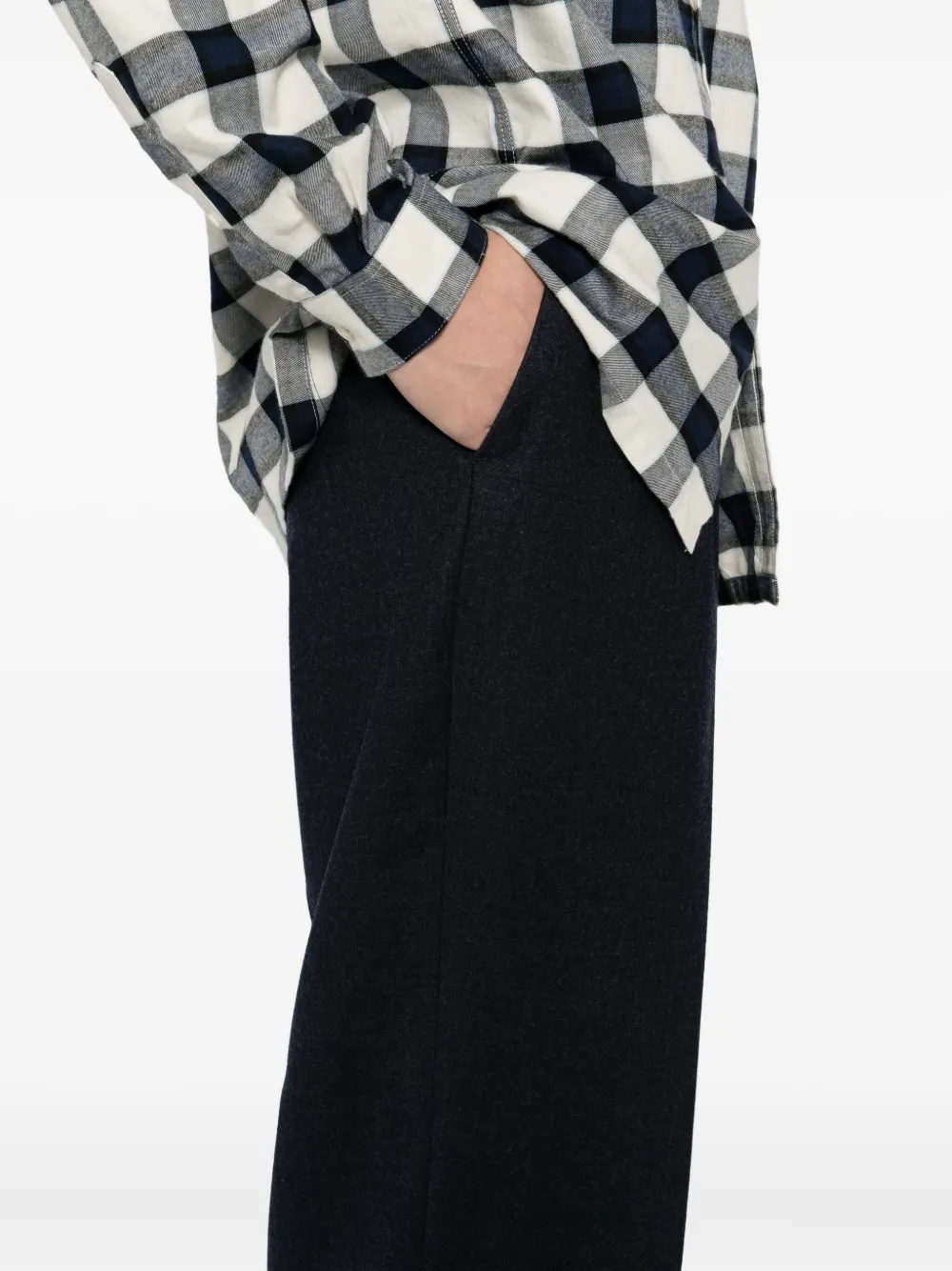 Lacoste Wollen broek Blauw