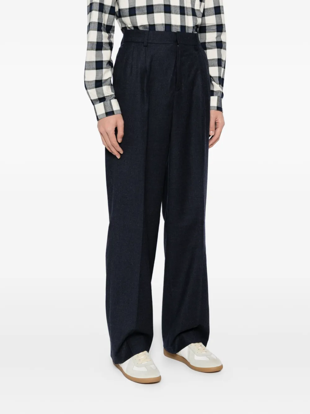 Lacoste Wollen broek Blauw