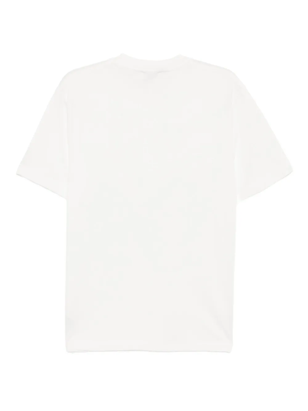 Lacoste Piqué T-shirt met geribbelde hals - Wit