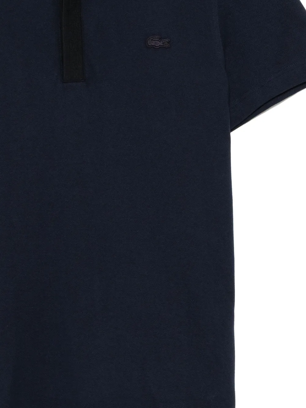 Lacoste Poloshirt met logo-applicatie Blauw