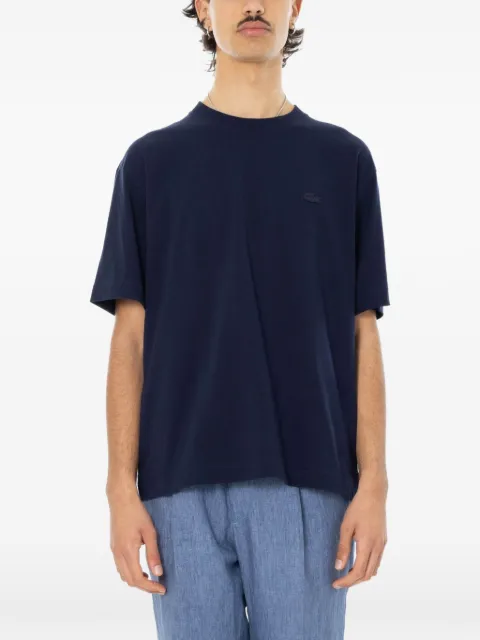 Lacoste playera con aplique del logo