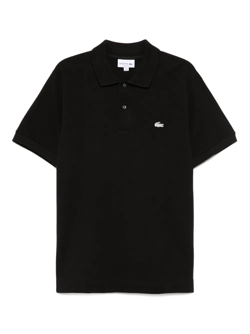 Lacoste Poloshirt met logo-applicatie Zwart