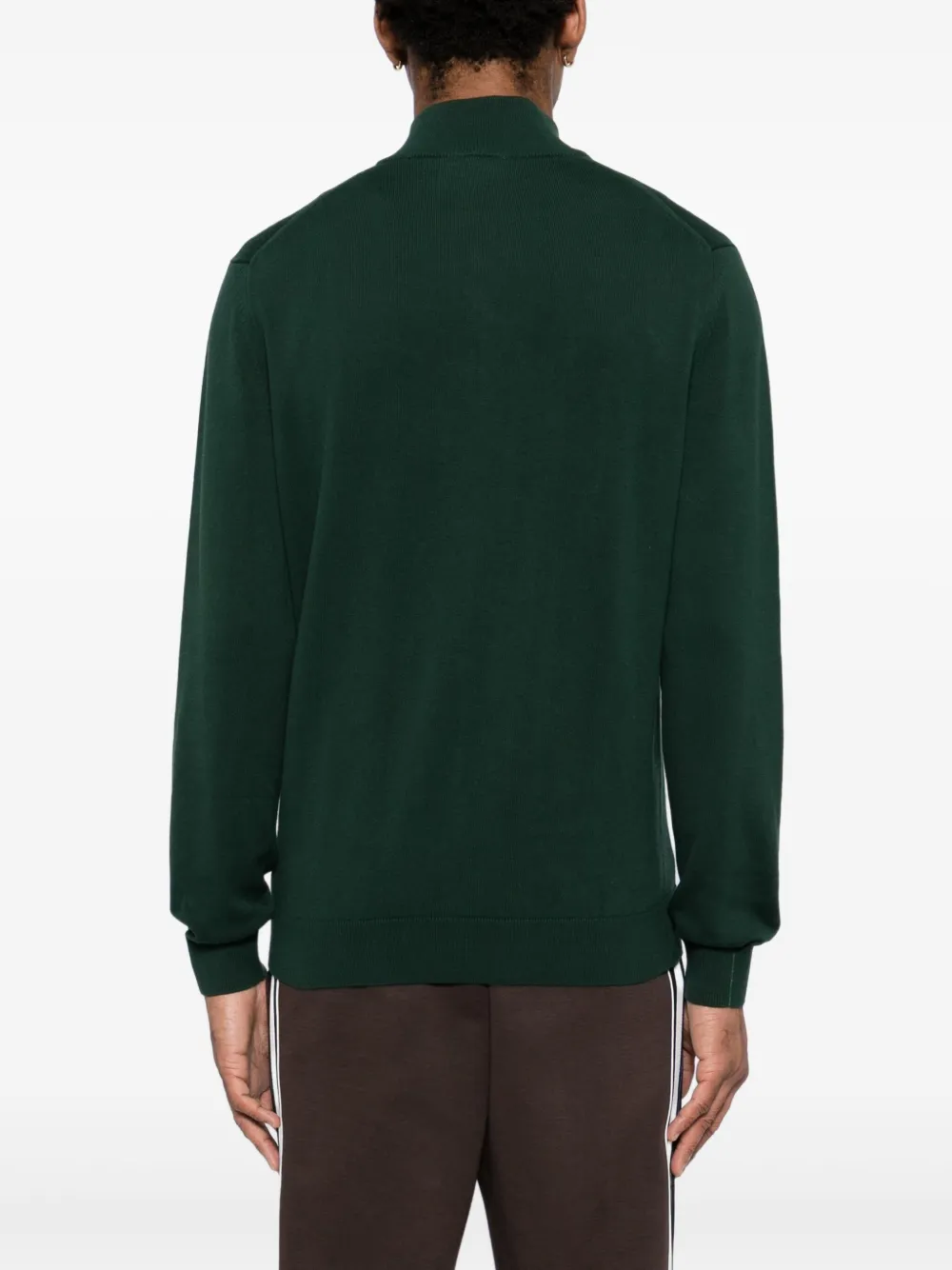 Lacoste Sweater met geborduurd logo Groen