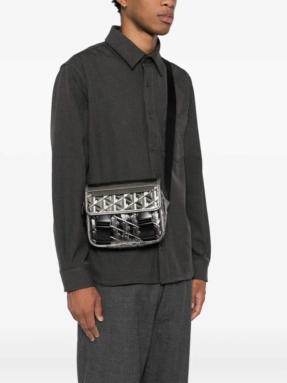 Lacoste The Blend schoudertas - Metallic