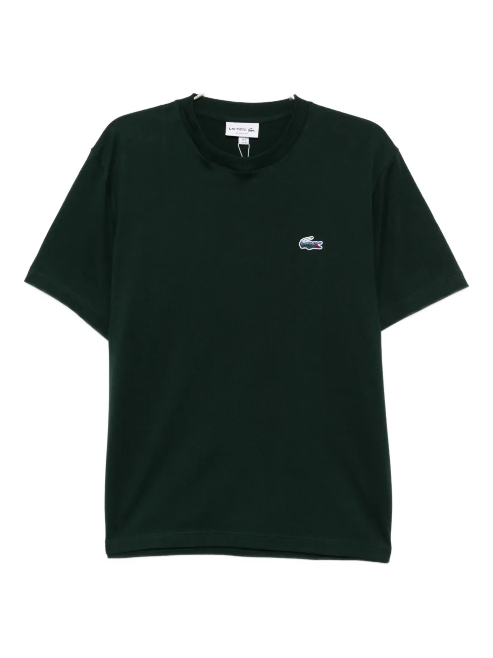 Lacoste T-shirt met geborduurd logo Groen