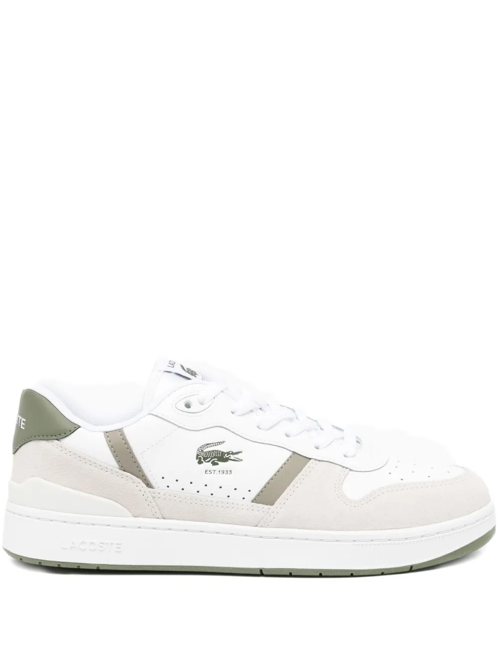 Lacoste T-Clip set leather trainers - Bianco