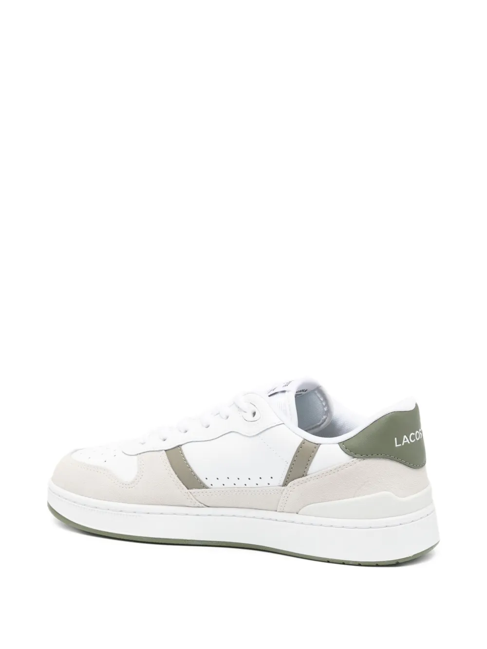 Lacoste T-Clip set leren sneakers Wit
